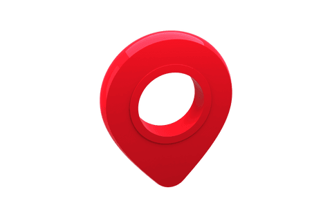 Transparent Red Navigation Marker for Maps and Location Design - Download Free Stock Videos Pikwizard.com