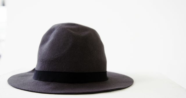 Elegant Black Fedora Hat on White Background - Download Free Stock Images Pikwizard.com