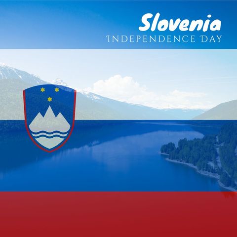 Slovenia Independence Day Celebration Scenic Landscape - Download Free Stock Templates Pikwizard.com