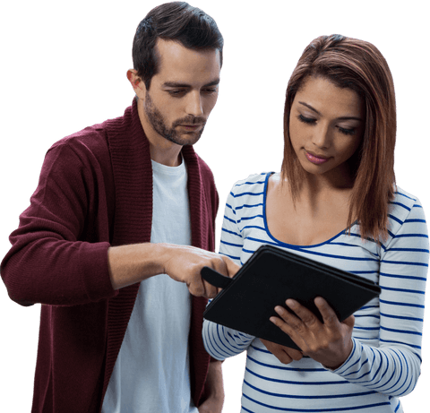 team collaboration using transparent digital tablet - Download Free Stock Videos Pikwizard.com