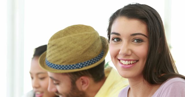 Group of Young Friends Socializing and Smiling - Download Free Stock Images Pikwizard.com