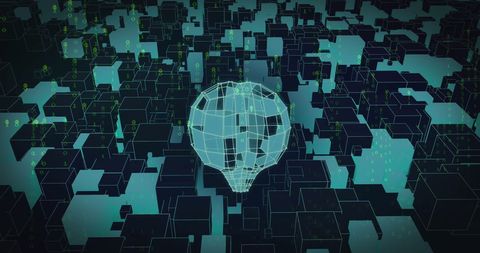 Futuristic Digital Globe in Virtual Cyberspace - Download Free Stock Images Pikwizard.com