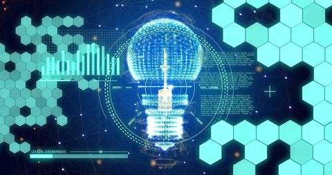 Futuristic Technology with Data and Innovation Concept - Download Free Stock Images Pikwizard.com