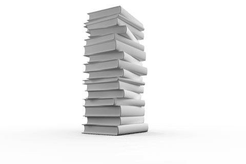 stack of white books on transparent background for creative design - Download Free Stock Videos Pikwizard.com