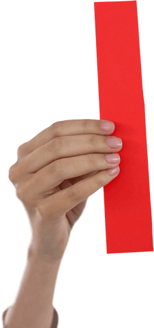 transparent hand holding red rectangular shape - Download Free Stock Videos Pikwizard.com