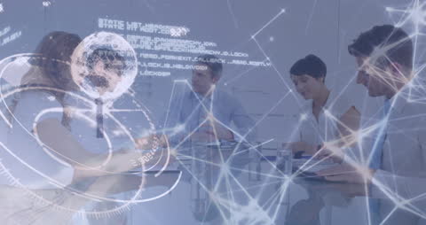 Team Collaboration with Digital Interface Overlay