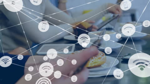 Digital Network Overlay in Business Meeting Setting