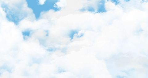 Bright Blue Sky with Fluffy White Clouds - Download Free Stock Images Pikwizard.com