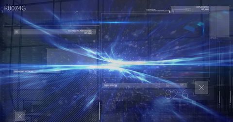 Futuristic Digital Interface with Dynamic Data Streams and Light Trails - Download Free Stock Images Pikwizard.com