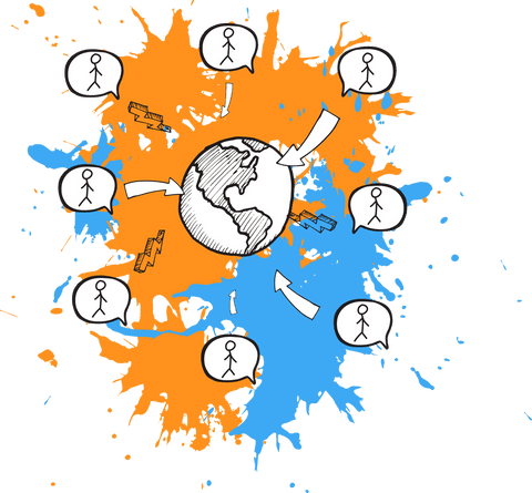 Global Communication Network on Transparent Background - Download Free Stock Videos Pikwizard.com