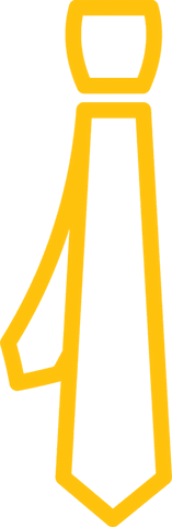 Stylized Yellow Tie on Transparent Background for Party Decor - Download Free Stock Videos Pikwizard.com
