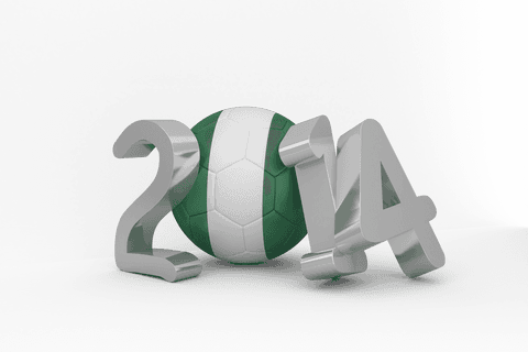 Transparent 2014 Theme with Nigeria Flag Soccer Ball - Download Free Stock Videos Pikwizard.com