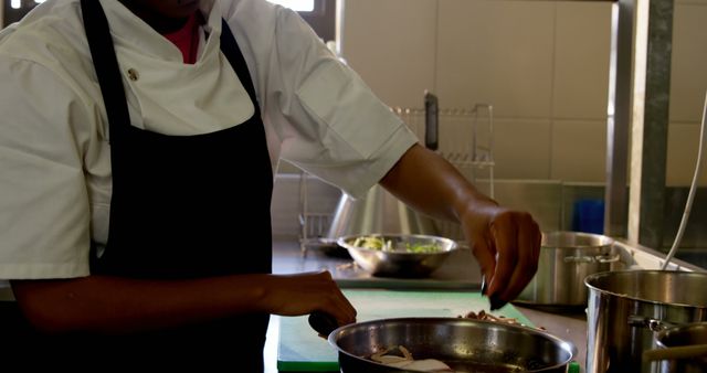 Professional Chef Cooking in Modern Kitchen with Fresh Ingredients - Download Free Stock Images Pikwizard.com