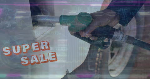 Fuel Purchase Signal Text Hybrid Animation Concept