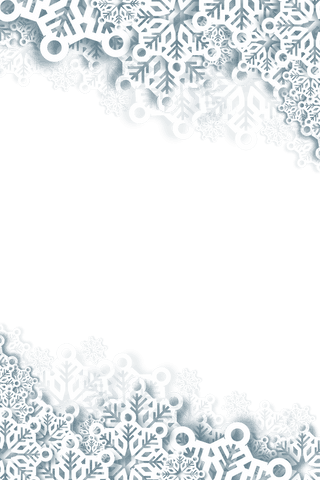 falling snowflakes border with copy space on transparent background - Download Free Stock Videos Pikwizard.com