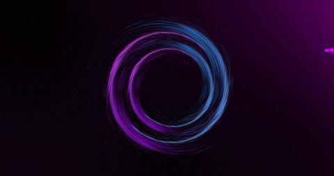 Vibrant Light Trails Creating Circular Pattern on Dark Background - Download Free Stock Images Pikwizard.com
