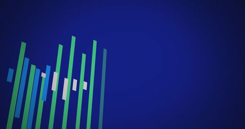 Abstract Digital Data Bars on Blue Background - Download Free Stock Images Pikwizard.com