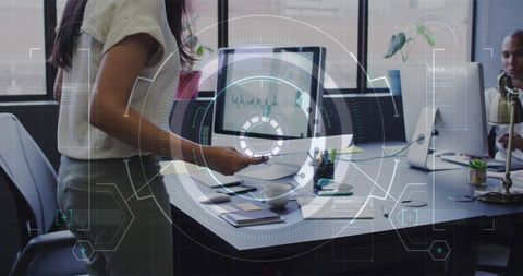 Data Driven Office Environment with Digital Interface