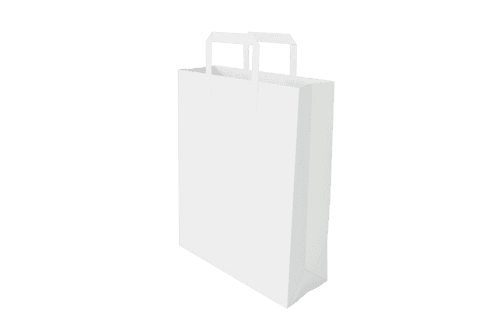 transparent white paper shopping bag with handle concept - Download Free Stock Videos Pikwizard.com