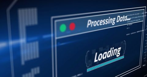 Digital Data Processing with Loading Bar and Interface - Download Free Stock Images Pikwizard.com