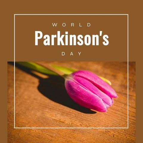 World Parkinson's Day Awareness with Pink Tulip - Download Free Stock Templates Pikwizard.com