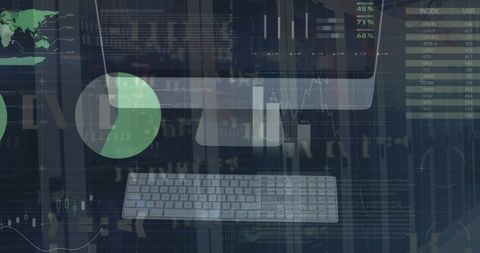 Digital Data Analysis with Global Computing Interface Design - Download Free Stock Images Pikwizard.com