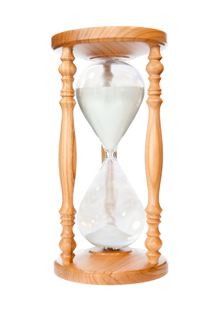 Hourglass with Wooden Frame on Transparent Background - Download Free Stock Videos Pikwizard.com