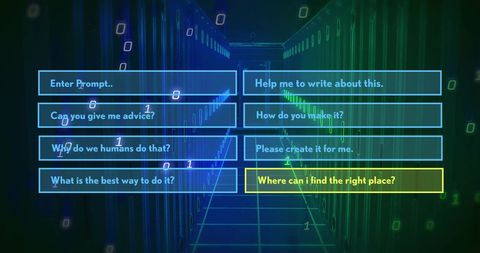 AI Data Processing Over Computer Server with Interface Elements - Download Free Stock Images Pikwizard.com