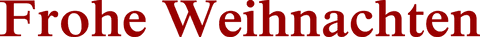Frohe weihnachten text with transparent background