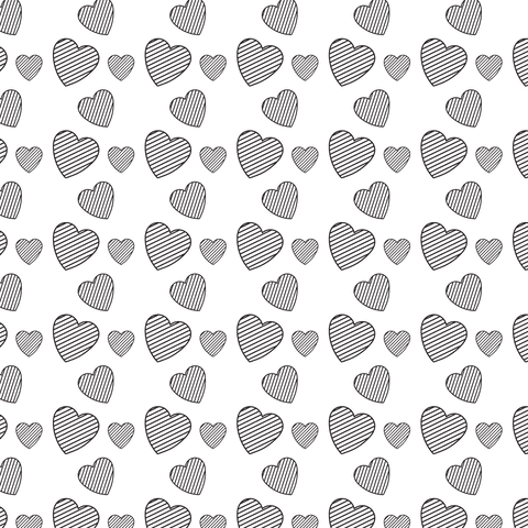 Seamless Transparent Heart Pattern with Positive Vibes - Download Free Stock Videos Pikwizard.com