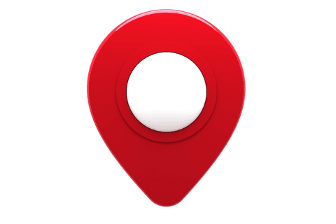 red map pointer icon with transparent background - Download Free Stock Videos Pikwizard.com