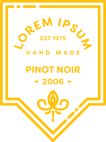 Yellow Badge with Lorem Ipsum Text on Transparent Background - Download Free Stock Videos Pikwizard.com