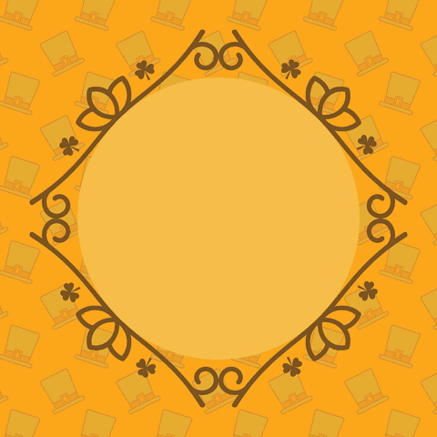 ornate yellow card with floral element on transparent background - Download Free Stock Videos Pikwizard.com