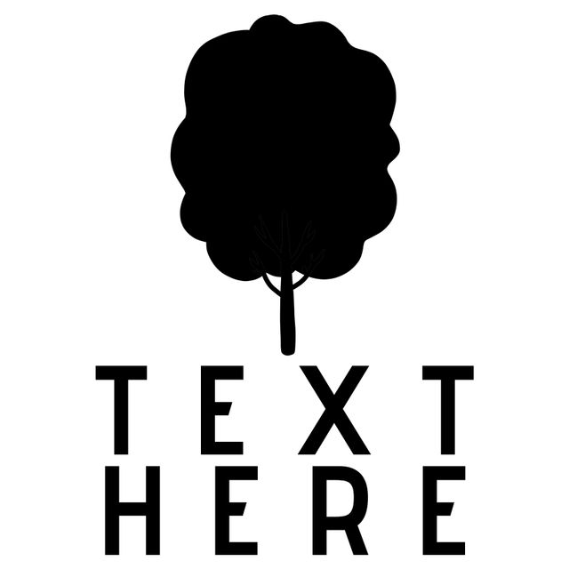 Tree Silhouette Design for Earth Day and Eco-Friendly Projects - Download Free Stock Templates Pikwizard.com