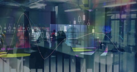 Integrating Financial Data with Multicultural Team Interaction in Modern Office - Download Free Stock Images Pikwizard.com