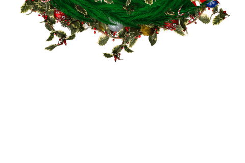christmas wreath with ornaments on transparent background - Download Free Stock Videos Pikwizard.com
