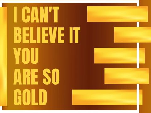 Golden achievement celebration poster design