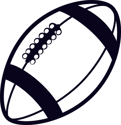 transparent american football illustration on clear background - Download Free Stock Videos Pikwizard.com