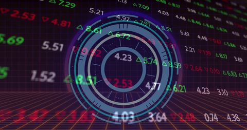 Stock Market Analysis with Digital Interface - Download Free Stock Images Pikwizard.com