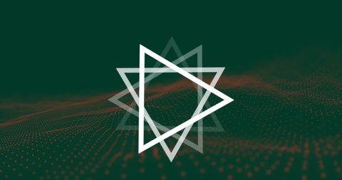 Abstract Geometric Shapes on Digital Background - Download Free Stock Images Pikwizard.com