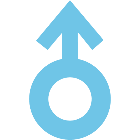 Gender Symbolic Blue Circle with Arrow on Transparent Background - Download Free Stock Videos Pikwizard.com