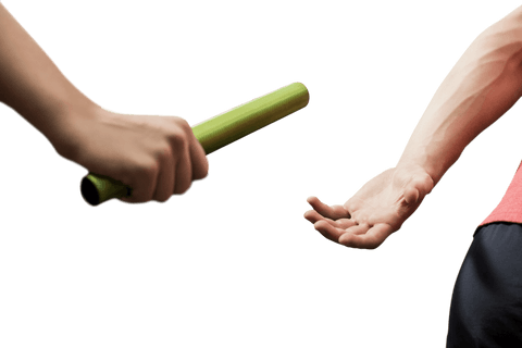 transparent teamwork relay passing baton effort - Download Free Stock Videos Pikwizard.com