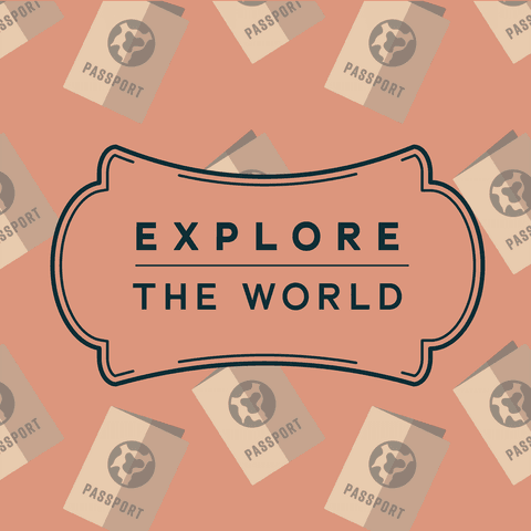 Transparent Explore the World Travel Concept Poster Design - Download Free Stock Videos Pikwizard.com