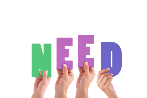 hands holding vibrant letters forming word 'need' on transparent - Download Free Stock Videos Pikwizard.com