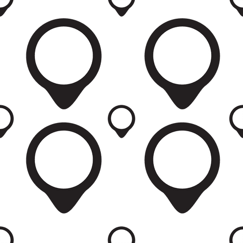 Transparent Destination Pin Pattern in Black and White - Download Free Stock Videos Pikwizard.com