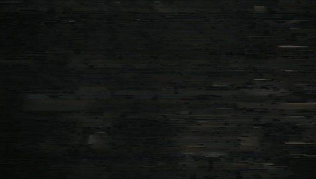 Digital Glitch Effect with Horizontal Noise Lines