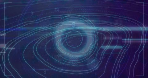 Futuristic Digital Interface with Complex Shapes and Lines - Download Free Stock Images Pikwizard.com