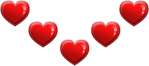 Transparent Red Hearts Festive Decoration Design - Download Free Stock Videos Pikwizard.com