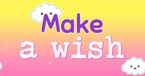 Motivational Message With Happy Clouds on Vibrant Background - Download Free Stock Images Pikwizard.com