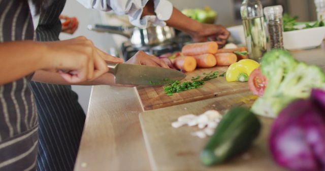 Preparing Fresh Vegetables in Kitchen for Healthy Meal - Download Free Stock Images Pikwizard.com